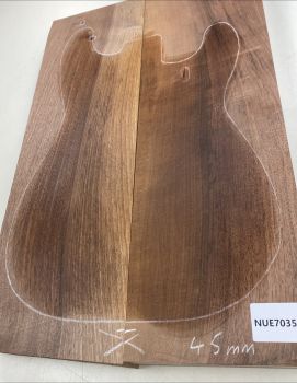 Preview: Body European Walnut A, Unique-Piece #023